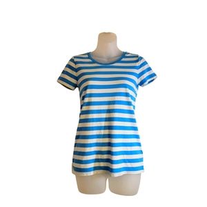 GAP Blue Steipe Favori Top T-Shirt SP